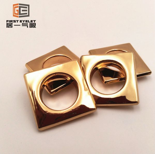 

square series eyelet for windbreak jeans headgear footwear high-quality better price factory direct price welcome to customize, Black