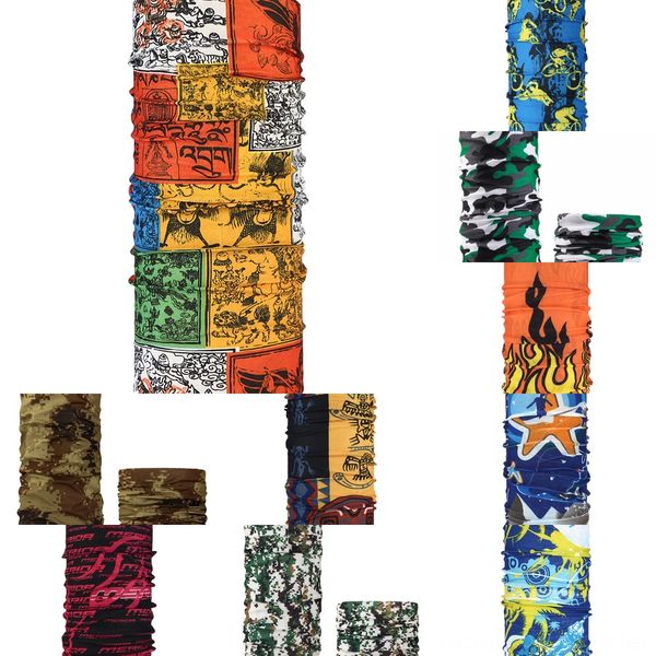 

wkklu anmeilu bicycle cool mask triangle bike half face mask bandana ice cycling fabric sport scarf riding breathable bike scarves, Black