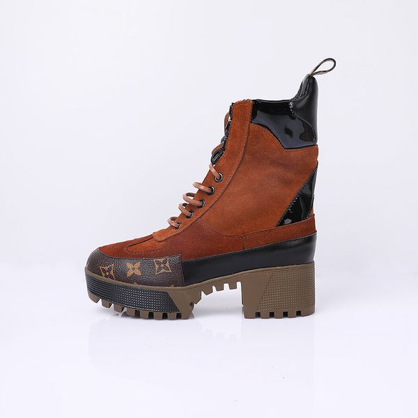 

winter new fashion joker martin boots leather high heel booties high-waterproof original packaging factory direct sales
