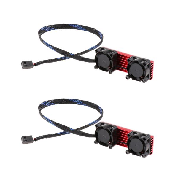 

2er cooling fan heatsink cooler fin thermal pad for pcie m.2 ssd 2280