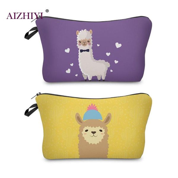 

women 3d printed cosmetic bag fashion travel portable makeup storage bags