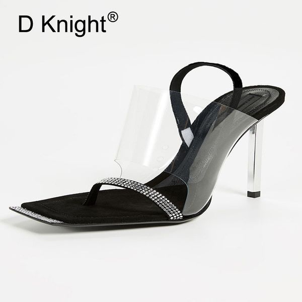 

fashion stilettos high heels sandals women party silver party wedding shoes ladies sandals rhinestone pvc transparent shoes, Black