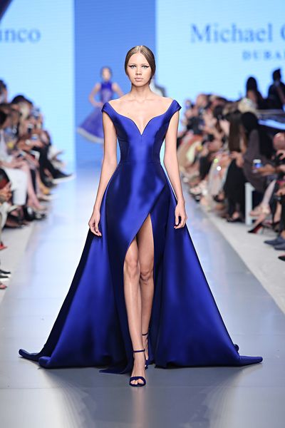 

2019 royal blue evening dresses off the shoulder a-line satin front split prom dresses formal dresses party gowns, Black;red