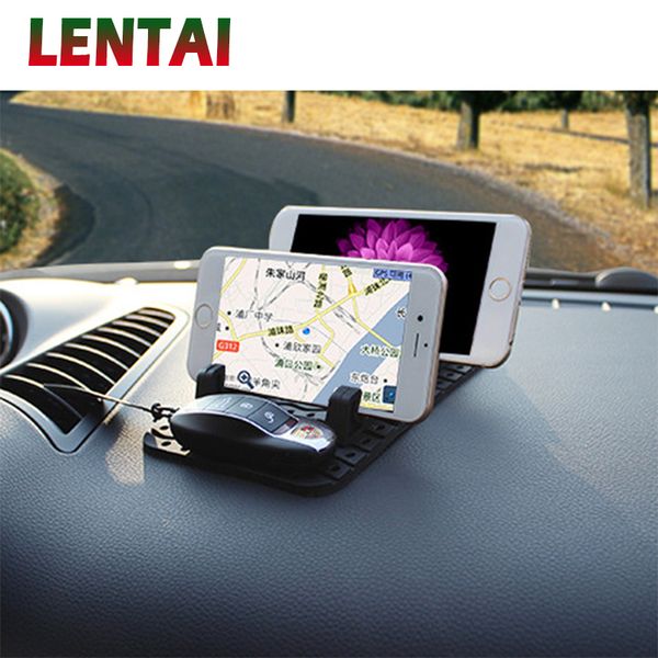 

lentai 1set car parking card phone stand auto non-slip mat for xc60 i30 camry jazz swift sx4
