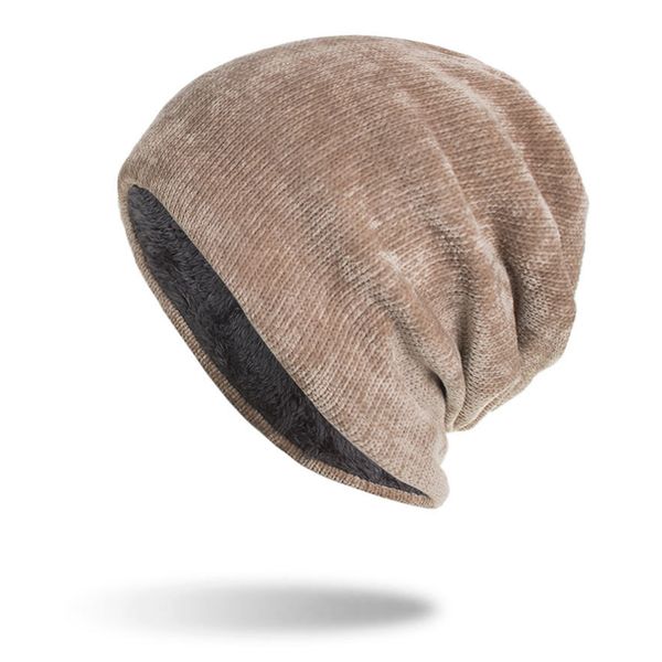 

hip hop warm slouch ski cap winter outdoor hat solid corduroy, Blue;gray