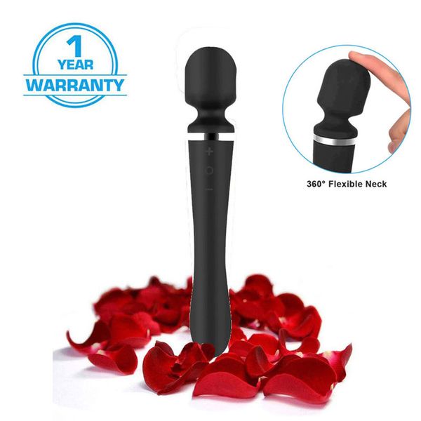 

ataullah st117 magic powerful big vibrators clitoris for women modes wand body massager toy female mx191228 products 20 double kxob