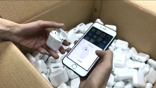 

2019 for w1 chip airpod bluetooth ca e upercop double ear earphone ca e work touch voice control connect to icloud a 5pc