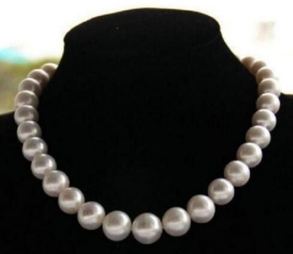 

envÃ­o gratis >>>> noble joyerÃ­a 12-14mm natural tahitian mar del sur collar de perlas blancas 45 cm 14 k, Silver