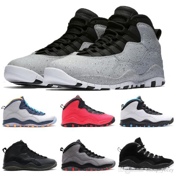 

2019 10s men basketball shoes 10 orlando tinker racer blue cement westbrook i'm back black white designer trainer sport sneakers
