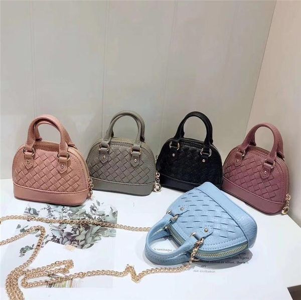 

elegant2019 shell mini-weave сумка губная помада карта пакет цепи пакет