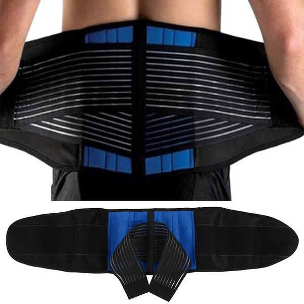 

universal full elastic waist support sports safety trimmer sports belt brace workout bodybuilding sport tactical belt neoprene, Black;gray