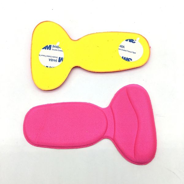 

1 pair soft t-shape high heel anti slip cushion shoe insert insole thickening foot protection heel guard high heel shoe pad ht-1, Black