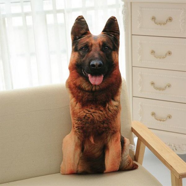 

3d printed simulation dog plush toy cushion stuffed animal dog plush pillow stuffed cartoon cushion kids doll gifts 27