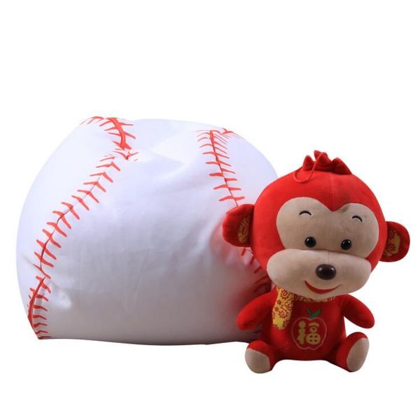 

дизайнер-хранение мешок фасоли футбол баскетбол сумка для хранения 18 дюймов чучела животных плюшевые сумка одежда прачечная хранения органи