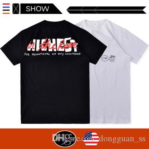 

2020ss black white in stock new tee t-shirt men women 1 t shirt tees, White;black