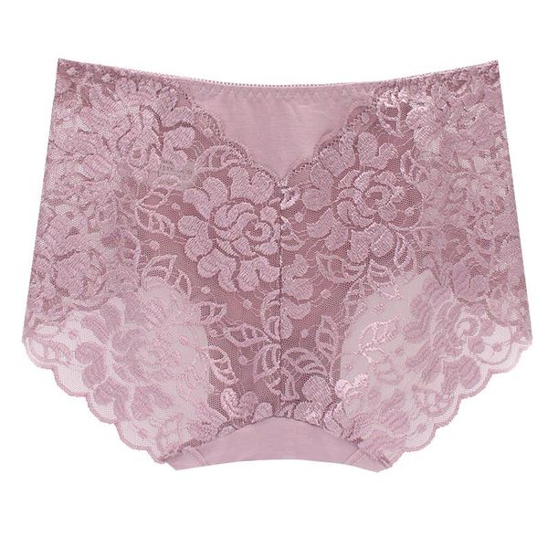 

panties women lace low-rise solid briefs women lace jacquard breathable hip-lift underpant, Black;pink