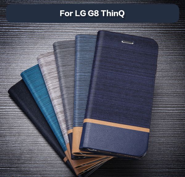

PU кожаный бумажник чехол для LG G8 ThinQ бизнес-телефон чехол для LG G8 ThinQ флип книга чех