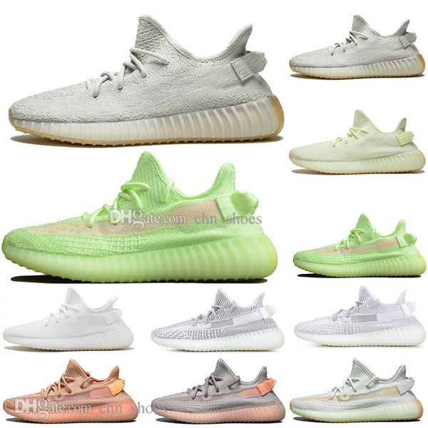 

with box kanye west clay v2 static reflective rainbow discoloration mens running shoes hyperspace true form women men sport designer sneaker