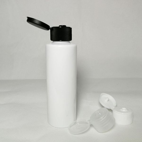 

100pcs 120ml lotion shower gel hand washing packaging plastic flip cap empty shampoo bottle 2 colors refillable bottles for sale