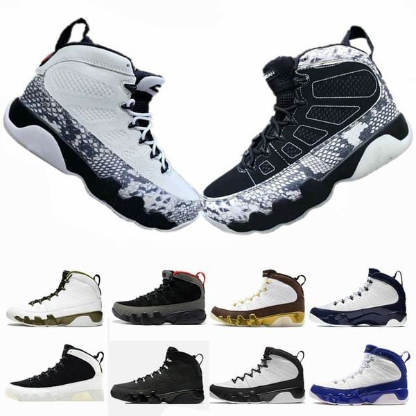 

2019 9s snakeskin dream it do it unc university blue basketball shoes men 9s bred la mop melo space jam sports sneakers