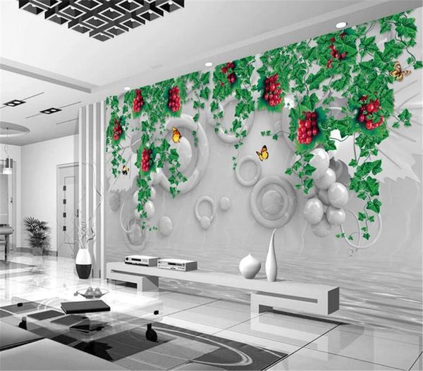 

3d home wallpaper3d роуз гостиная тв диван фон украшения фреска обои