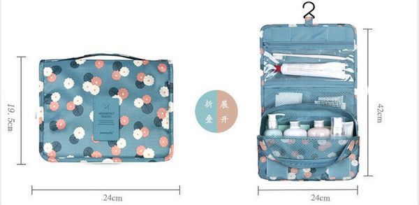 

горячий водонепроницаемый большой емкости косметический мешок крючок складная дорожная сумка висячие сумки туалетных сумка портативный wash