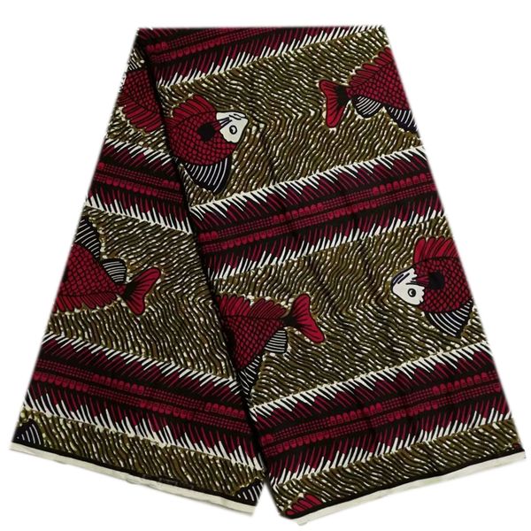 2019 Hot Sale African Fabric Real Wax Print Fabric Cotton Batik