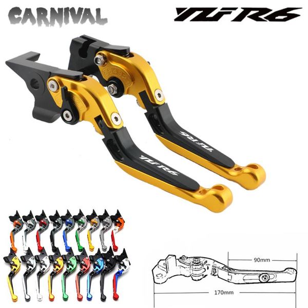 

для yzf r6 2005, 2006, 2007, 2008, 2009, 2010, 2011, 2012, 2013, 2014, 2015, 2016 (yzf r6) рычаг тормоза сцепления