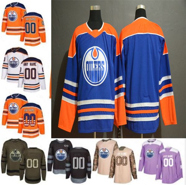edmonton oilers custom jersey