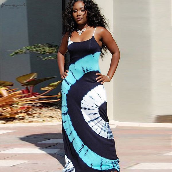 

women printed sleeveless long dresses ladies spaghetti strap beach boho sundress sling backless bodycon party maxi dresses, Black;gray