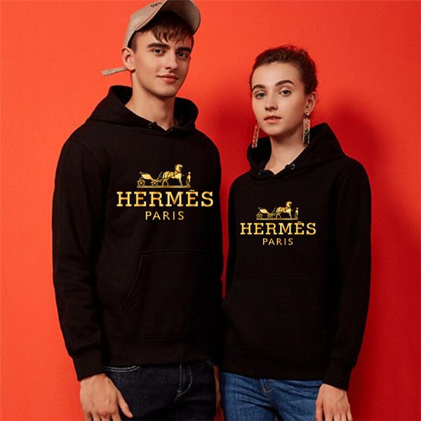 

19aw designers tees hommes hoodie hip hop men new paris vogue black casualhermes clothing sweatshirts luxury women men warm pullover
