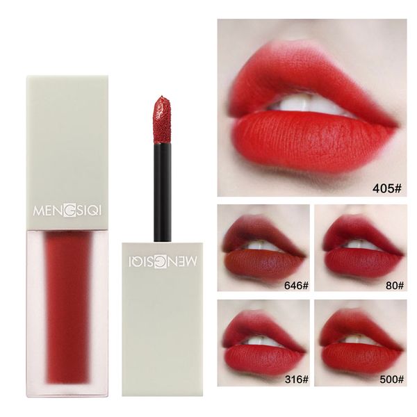 

5pcs/set liquid lipstick waterproof matte lipstick red lip tint long lasting glitter lip gloss moisturizer korean cosmetic