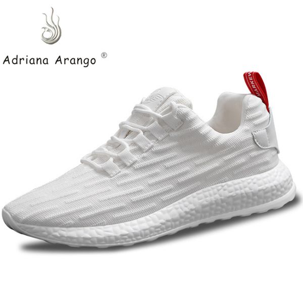 

adriana white mesh running shoes for men air cushion sole sneakers women noctilucent sports shoes unisex