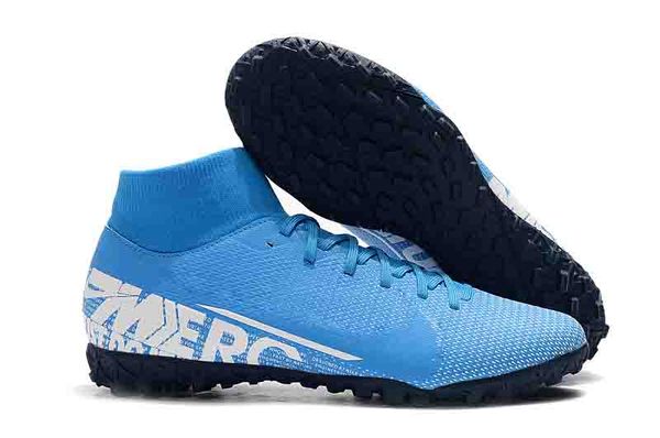 

2019new mens high football boots mercurial superfly vii club tf soccer shoes superflyx 7 indoor turf soccer cleats