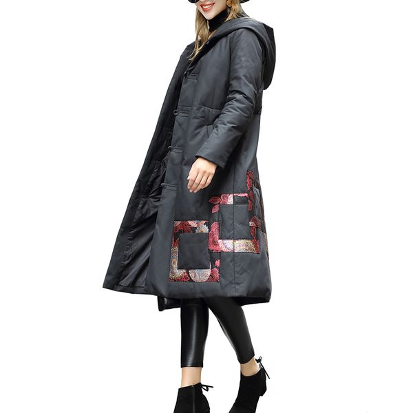 

genuine leather jacket women long real leather sheepskin down jacket sheepskin coat f0191 white duck down big pocket, Black