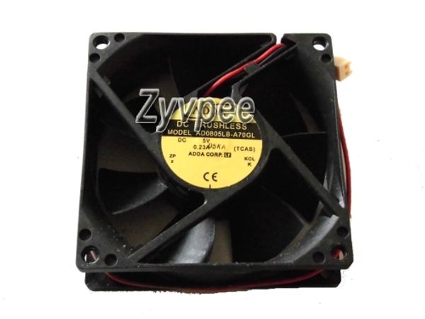 

adda 80x80x25mm ad0805lb-a70gl 8cm 5v 0.23a 2wire router fan