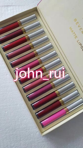 

wholesale-12 colors cosmetics makeup lip gloss long lasting waterproof easy to wear 12 color to chooses lipstick dhlshipping
