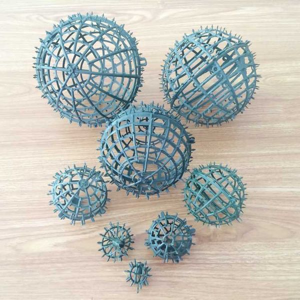 

factory sale plastic frame for flower ball diy wreath frame for kissing balls grass bouquet wedding prop wholesale