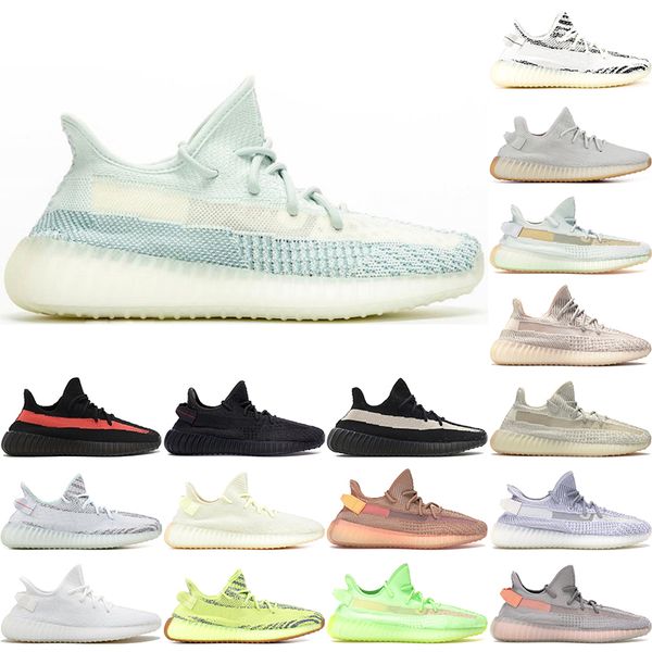 

black static reflective antlia lundmark clay hyperspace true form chameleon men running shoes kanye west women designer sneakers 36-48