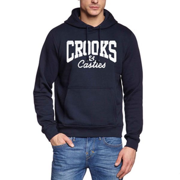 

Mens Crooks Hoodie Fashion Winter CROOKS Letter Printed Sweatshirts Casual Ribbed Sportswear with Letters Design Size S-2XL