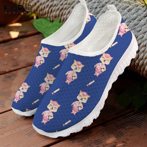 

forudesigns navy blue women slip on sneakers casual summer beach outdoor flats shoes cute cartoon printed shoes, Black