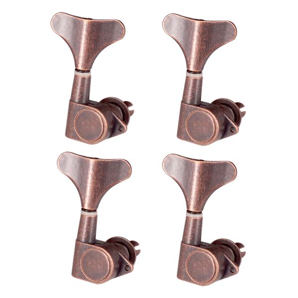 

4pcs 4r bass tuners machine heads tuning pegs (purple bronze