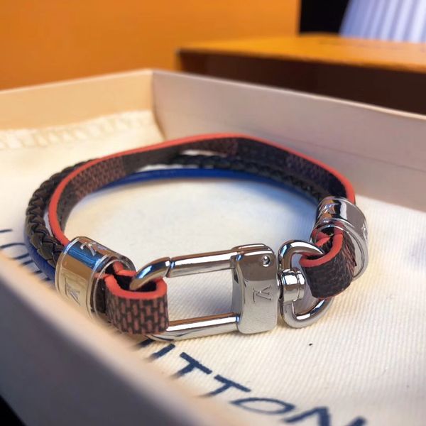 

Luxuriou genuine leather with metal de ign man ize for jewelry gift drop hipping p 6311