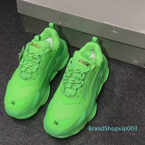 

new designer daddy performance sneakers men's and women's sports jogging casual shoes triple s outdoor performance shoes, Black