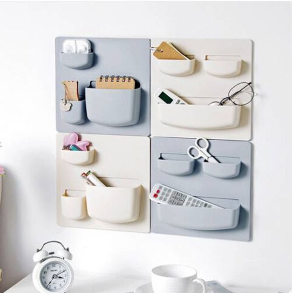 

2019 sales wholesales home storage wall suction cup plastic storage rack cosmetic toiletries