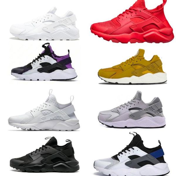 

новый huarache 4,0 1,0 классическая воздуха тройной белый черный красный мужчин, женщин huarache дизайнерская обувь huaraches кроссовки серы
