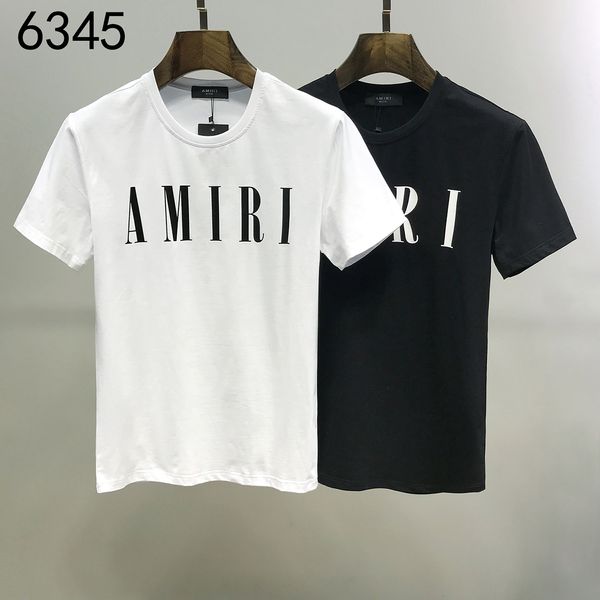 

los angeles fashion designers amiri t-shirt #008 usa off mens women summer short sleeve streetwear luxuries punk rock white tees medusa