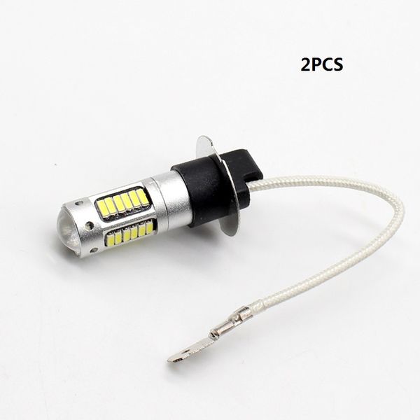 

2pcs h3 10w 30 smd-4014 leds car fog light, dc 12v-24v(white light