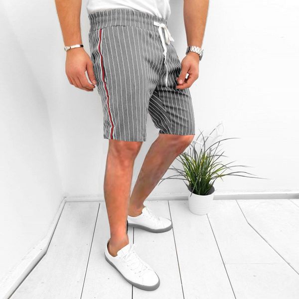 

Mens Fashion Designer Striped Shorts Panelled Drawstring Loose Homme Clothing Summer Casual Male Clothing Mens Shorts