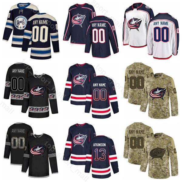 

columbus blue jackets nick foligno jersey ice hockey pierre-luc dubois josh anderson boone jenner oliver bjorkstrand fashion gradient custom, Black;red